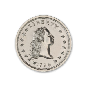 1794 FLOWING HAIR DOLLAR TRIBUTE - 2 TROY OUNCE - 39MM