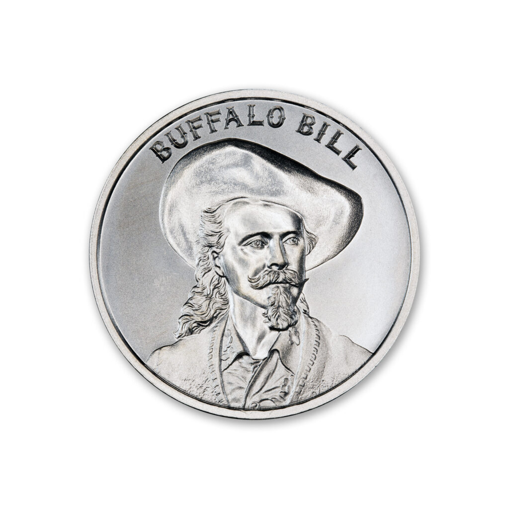 WILD WEST LEGENDS SERIES - BUFFALO BILL – 1 TROY OUNCE – 39MM