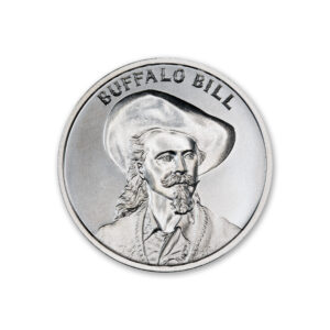 WILD WEST LEGENDS SERIES – BUFFALO BILL – 2 TROY OUNCE – 39MM