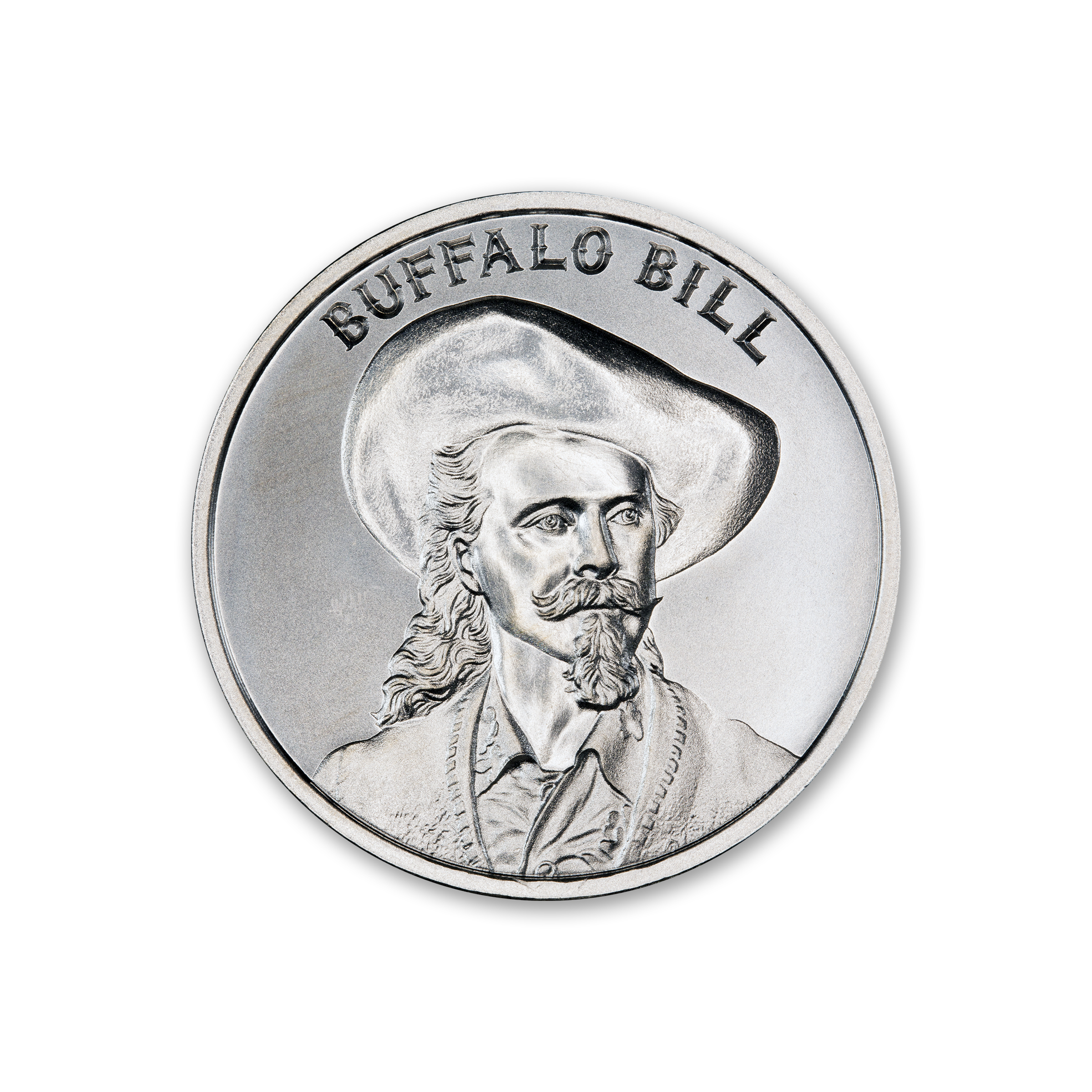 WILD WEST LEGENDS SERIES - BUFFALO BILL – 1 TROY OUNCE – 39MM - Image 1