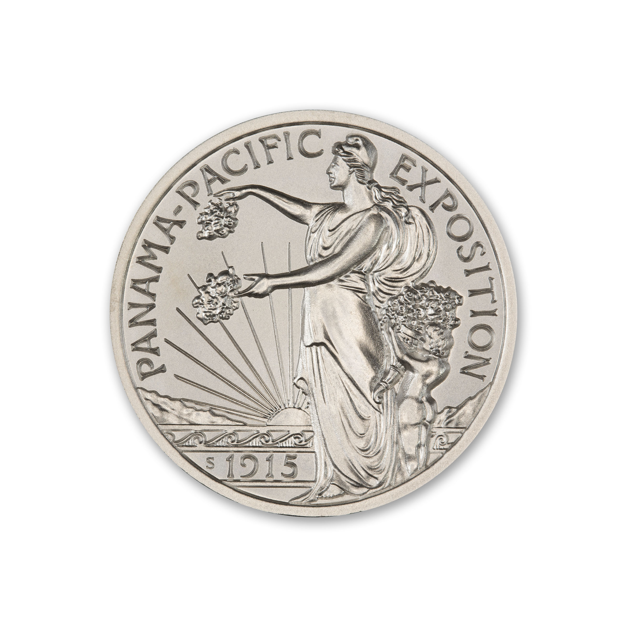 PAN-PAC COMMEMORATIVE HALF-DOLLAR TRIBUTE - 2 TROY OUNCE - 39MM - Image 2