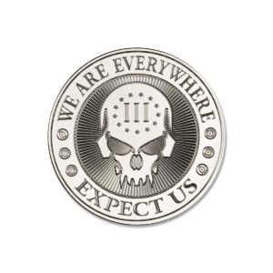 DEUCE FOUR SKULL - 1 TROY OUNCE - 39MM