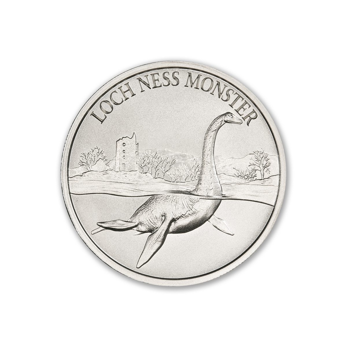 LOCH NESS MONSTER - 2 TROY OUNCE - 39MM - Image 1