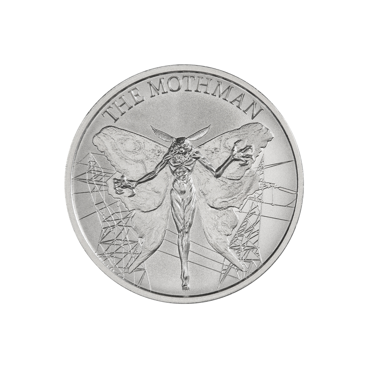 THE MOTHMAN - 2 TROY OUNCE - 39MM - Image 1