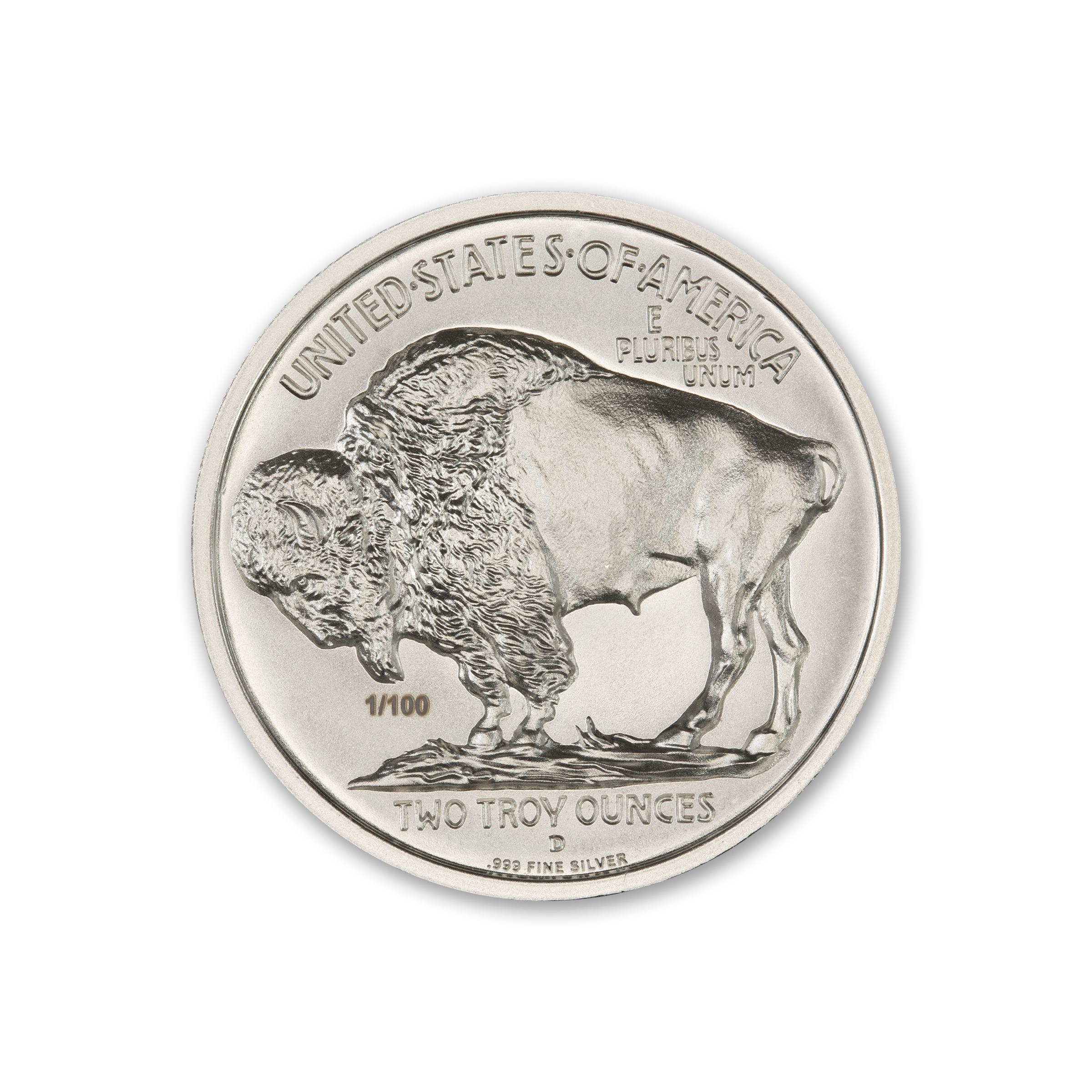 THE MULE CLUB - ISSUE #1 - MERCURY DIME OBVERSE / BUFFALO NICKEL REVERSE - 2 TROY OUNCE - 39MM - LIMITED MINTAGE OF 100 - Image 3