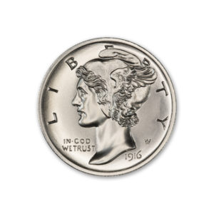 THE MULE CLUB - ISSUE #1 - MERCURY DIME OBVERSE / BUFFALO NICKEL REVERSE - 2 TROY OUNCE - 39MM - LIMITED MINTAGE OF 100