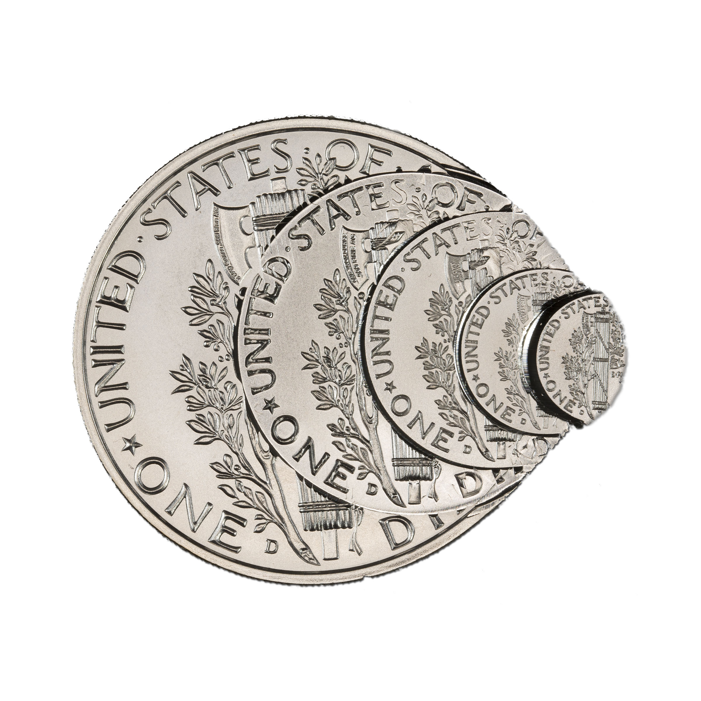 FRACTIONAL MULTI-STRIKE MERCURY DIME TRIBUTE - 2 TROY OUNCE - 50MM (LIMITED MINTAGE: 500) - Image 3