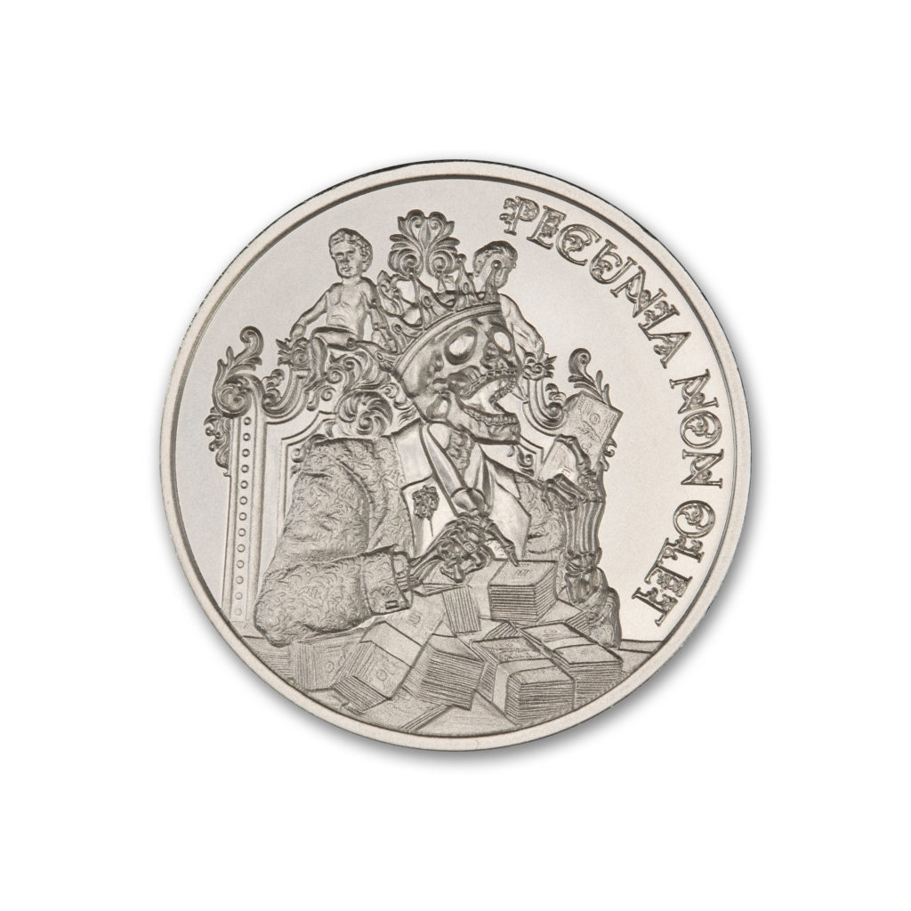 PECUNIA NON OLET (MONEY DOES NOT STINK) - 2 TROY OUNCE - 39MM