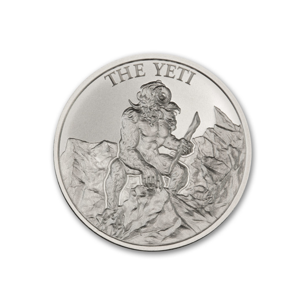 THE YETI - 1 TROY OUNCE - 39MM