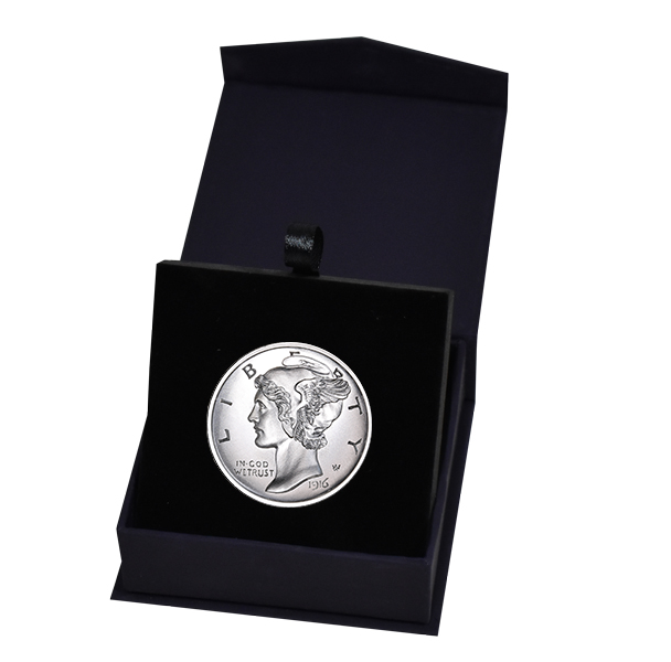 THE MULE CLUB - ISSUE #1 - MERCURY DIME OBVERSE / BUFFALO NICKEL REVERSE - 2 TROY OUNCE - 39MM - LIMITED MINTAGE OF 100 - Image 5