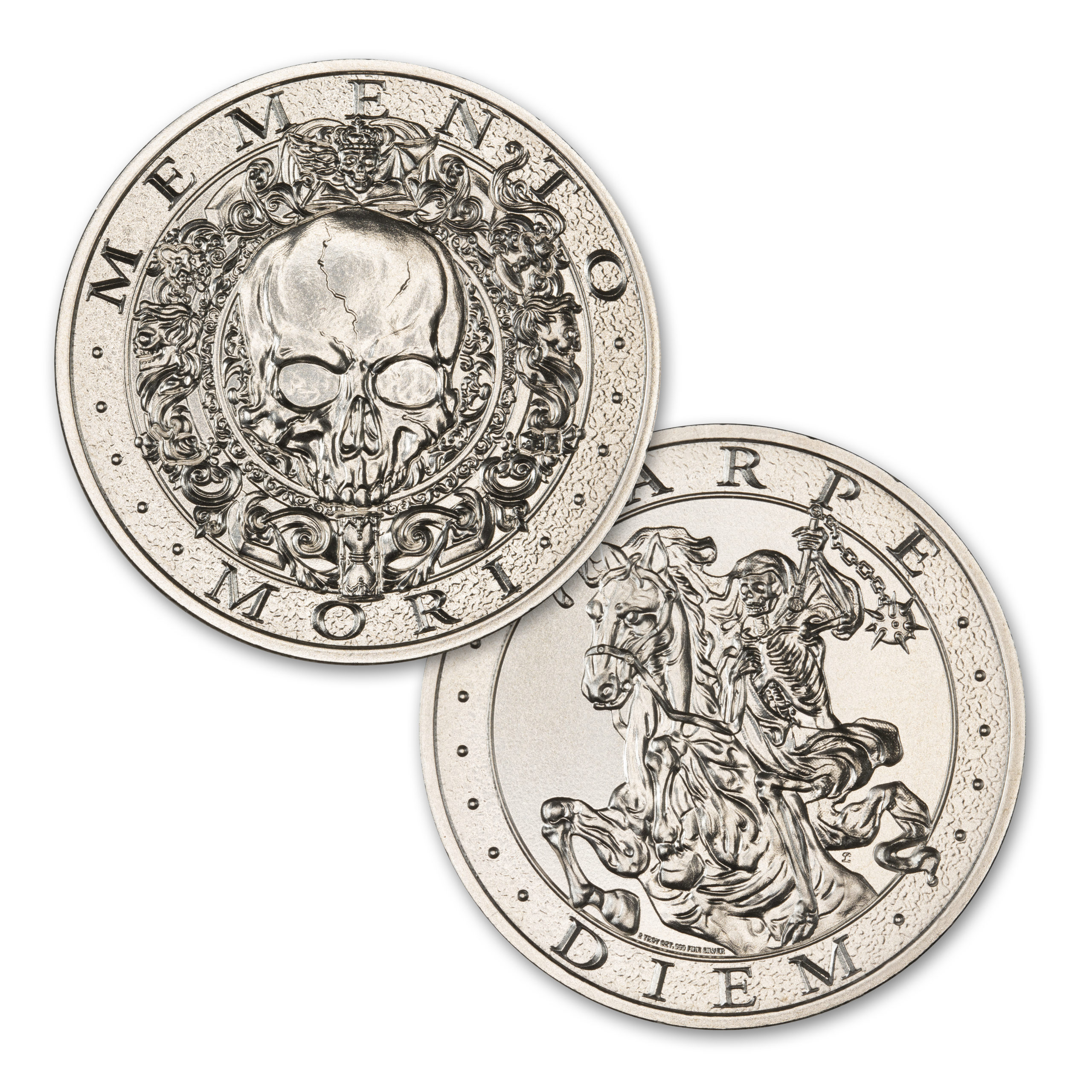 MEMENTO MORI - 2 TROY OUNCE - 50MM - Image 1