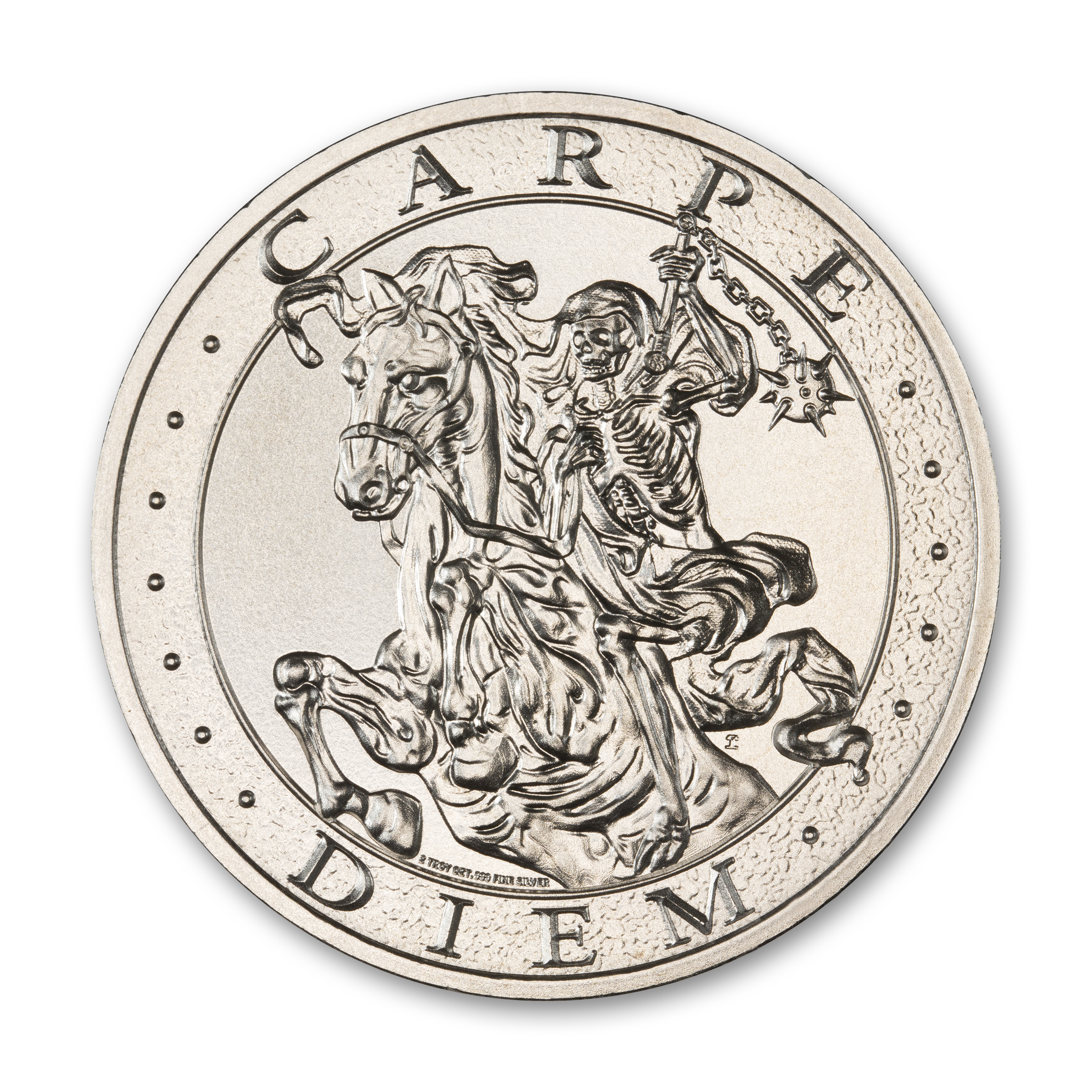 MEMENTO MORI - 2 TROY OUNCE - 50MM - Image 3