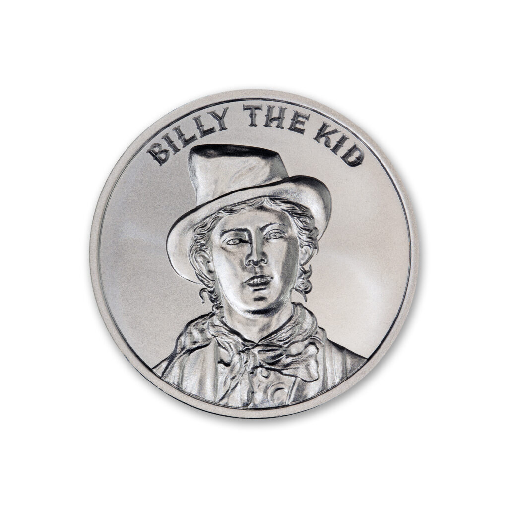 BILLY THE KID – 1 TROY OUNCE – 39MM