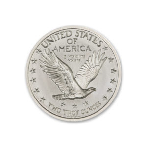 1917 STANDING LIBERTY QUARTER, TYPE II - 2 TROY OUNCE - 39MM