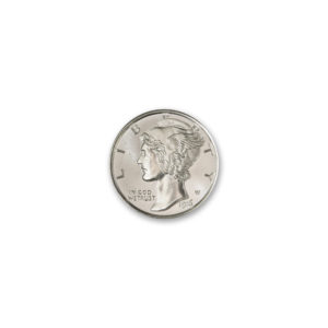 MERCURY DIME TRIBUTE - 1/4 TROY OUNCE - 20MM
