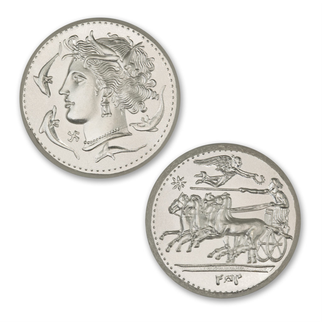 PANORMUS TETRADRACHM - UHR - 2 TROY OUNCE - 36MM - BU