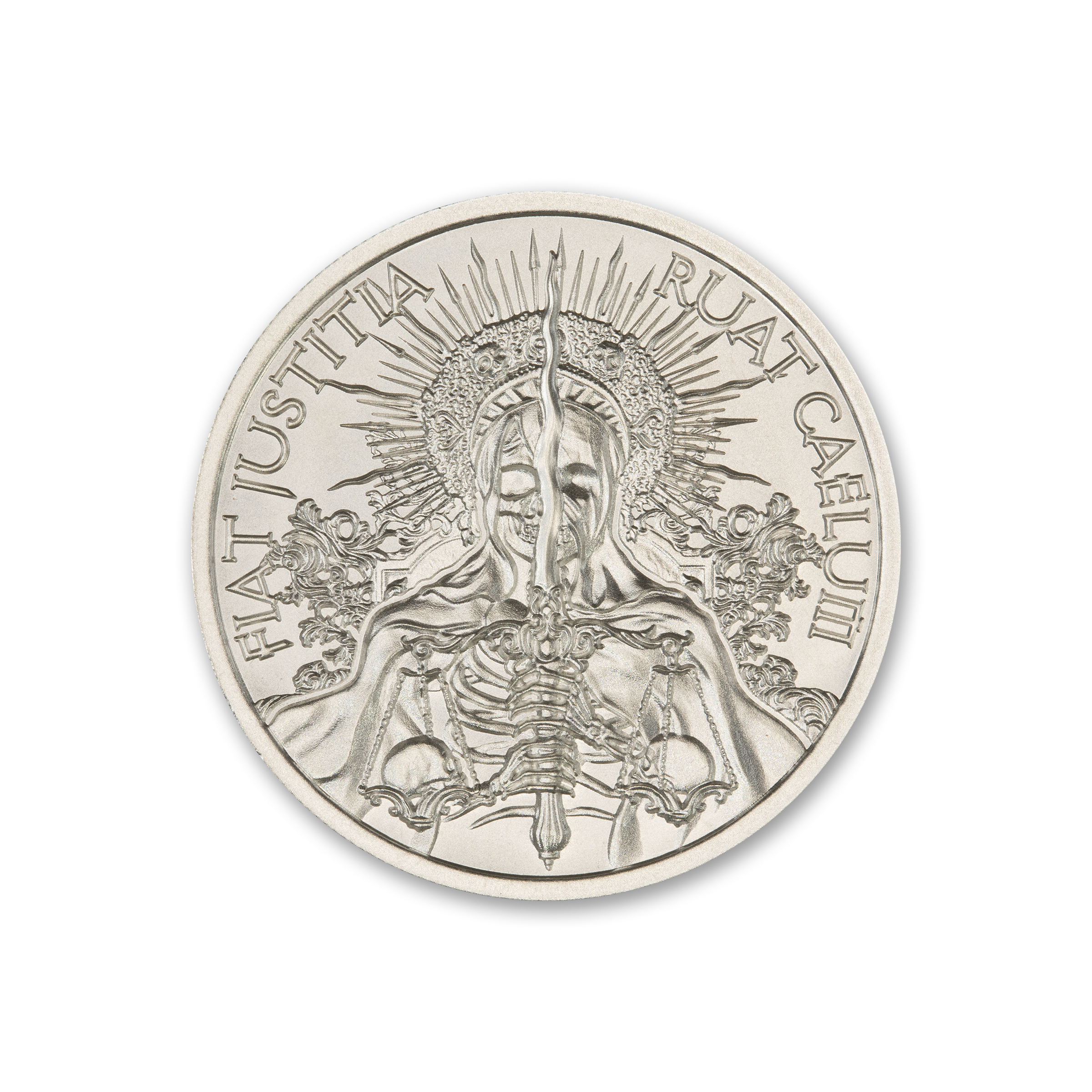 FIAT JUSTITIA RUAT CAELUM - 2 TROY OUNCE - 39MM - Image 1