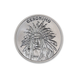 WILD WEST LEGENDS SERIES – GERONIMO - 2 TROY OUNCE - 39MM