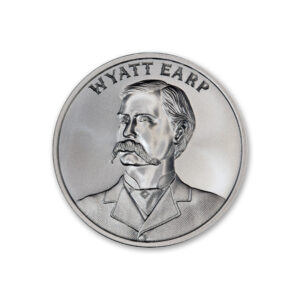 WILD WEST LEGENDS SERIES – WYATT EARP - 2 TROY OUNCE - 39MM