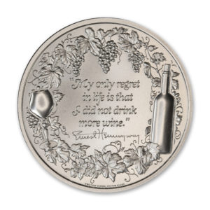 BACCHUS - WINE SERIES - TYPE I - 2 TROY OUNCE - 50MM