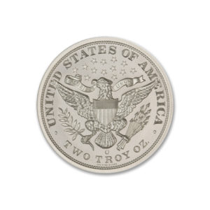 BARBER HALF TRIBUTE - 2 TROY OUNCE - 39MM