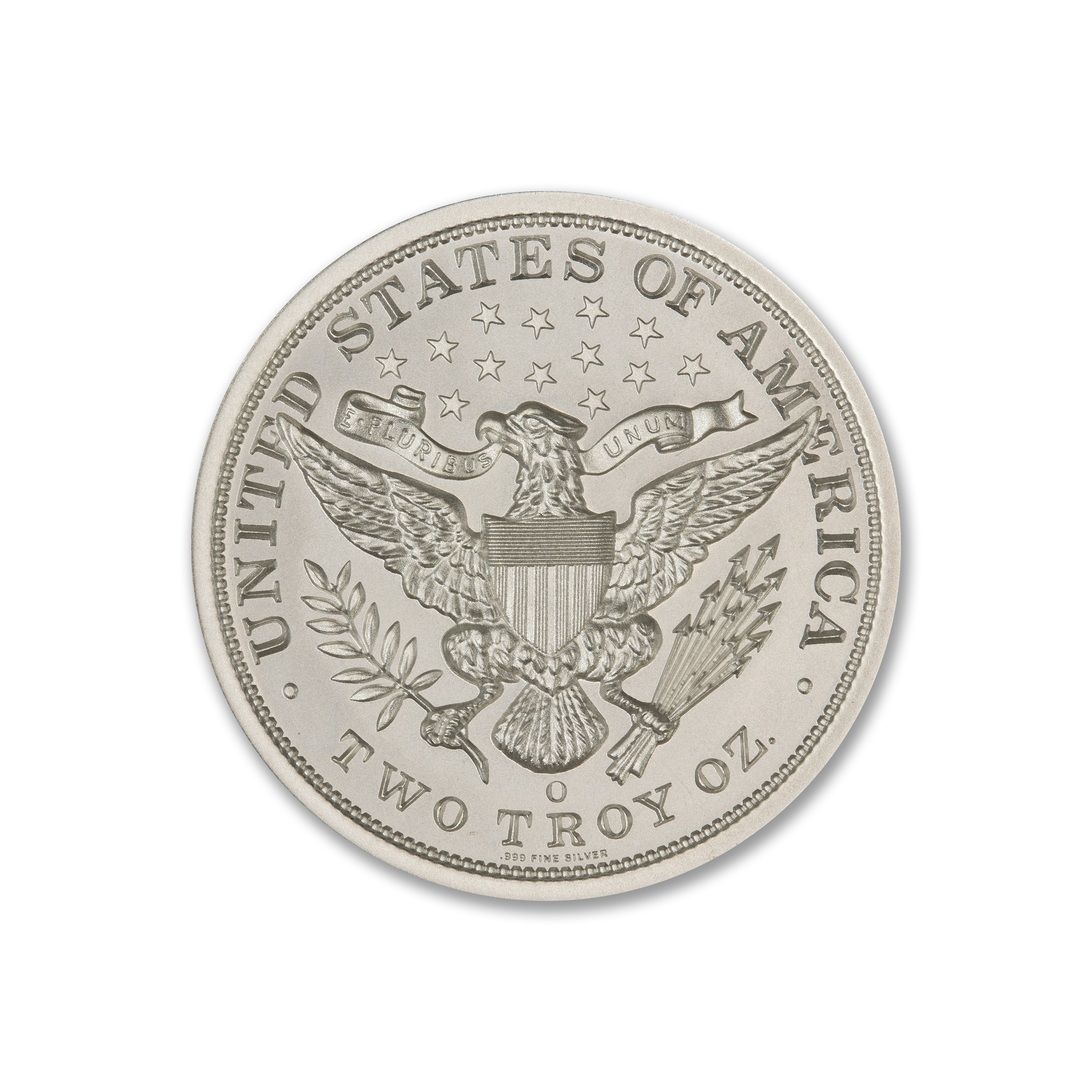 BARBER HALF TRIBUTE - 2 TROY OUNCE - 39MM - Image 3