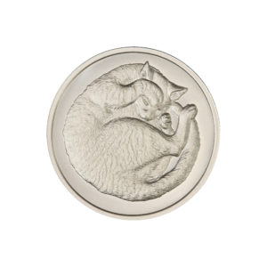 SLEEPING CAT - 1 TROY OUNCE - 39MM