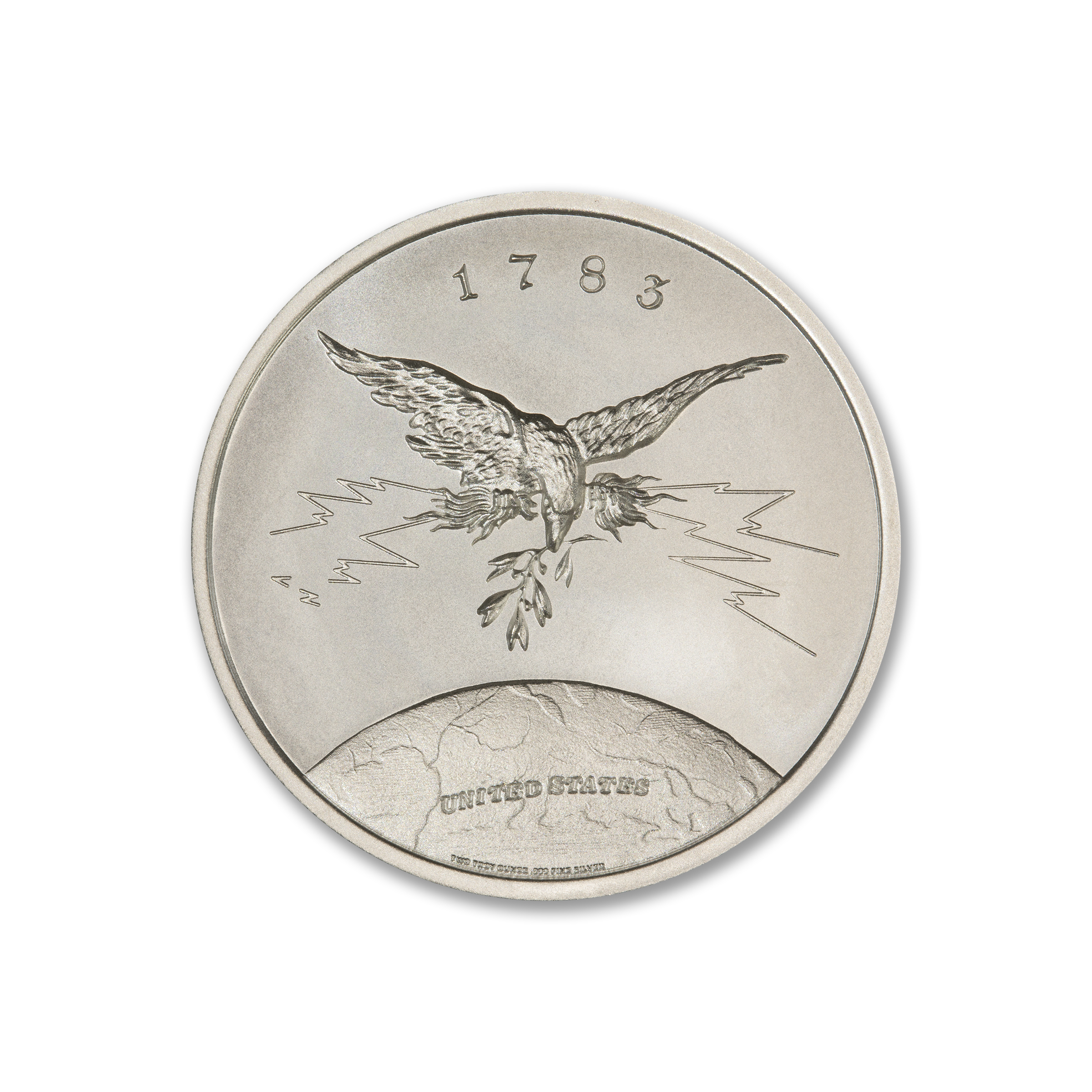 1805 C.C.A.U.S. MEDAL - GEORGE WASHINGTON - 2 TROY OUNCE - 39MM - Image 3