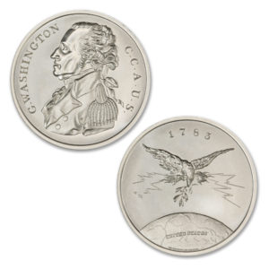 1805 C.C.A.U.S. MEDAL - GEORGE WASHINGTON - 2 TROY OUNCE - 39MM