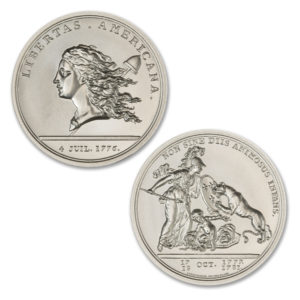 LIBERTAS AMERICANA MEDAL TRIBUTE - 2 TROY OUNCE - 39MM