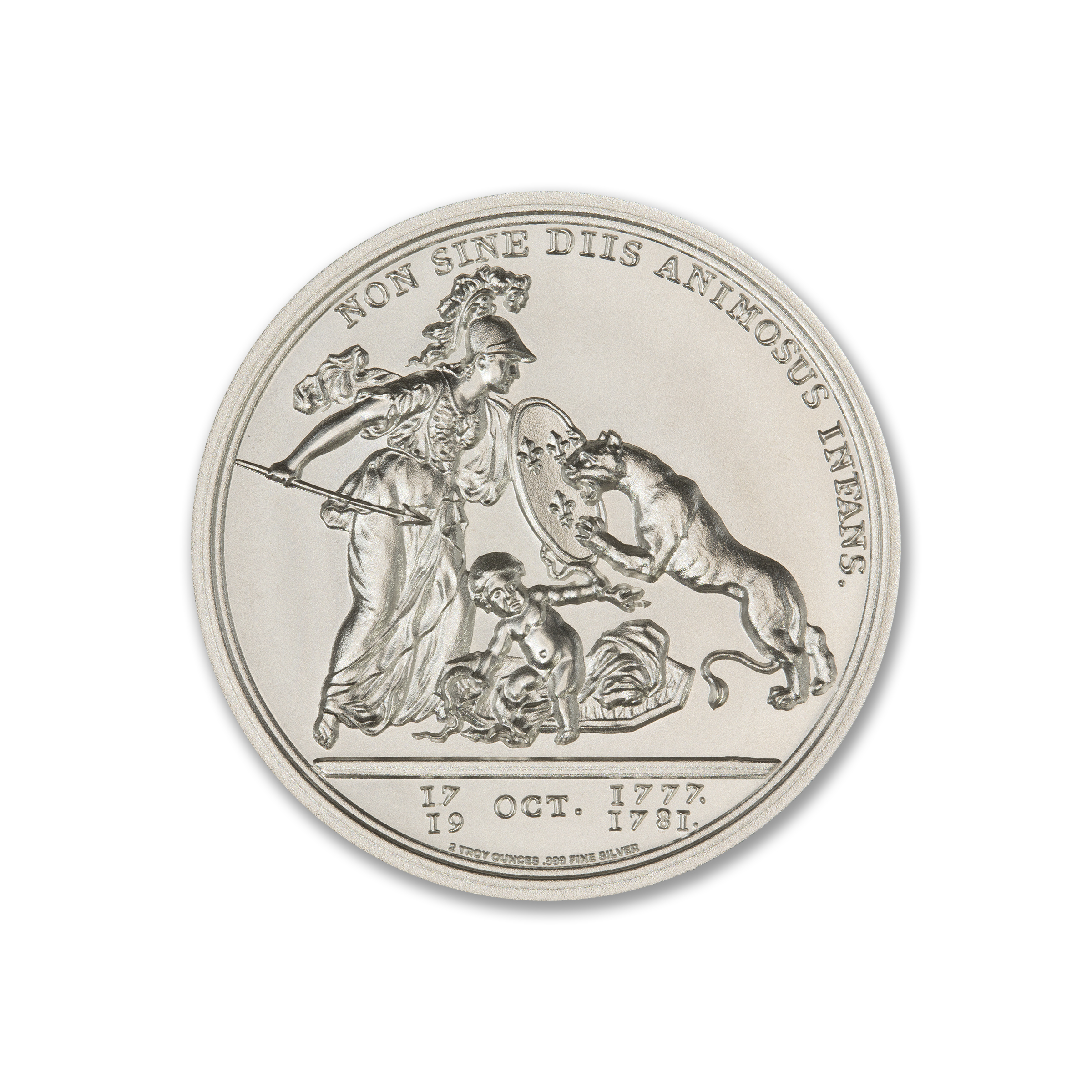LIBERTAS AMERICANA MEDAL TRIBUTE - 2 TROY OUNCE - 39MM - Image 3
