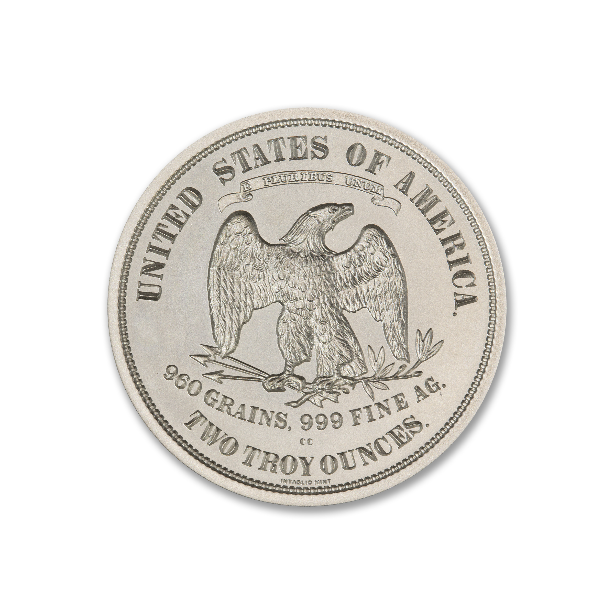 1873 CC TRADE DOLLAR TRIBUTE -  2 TROY OUNCES - 39MM - Image 3