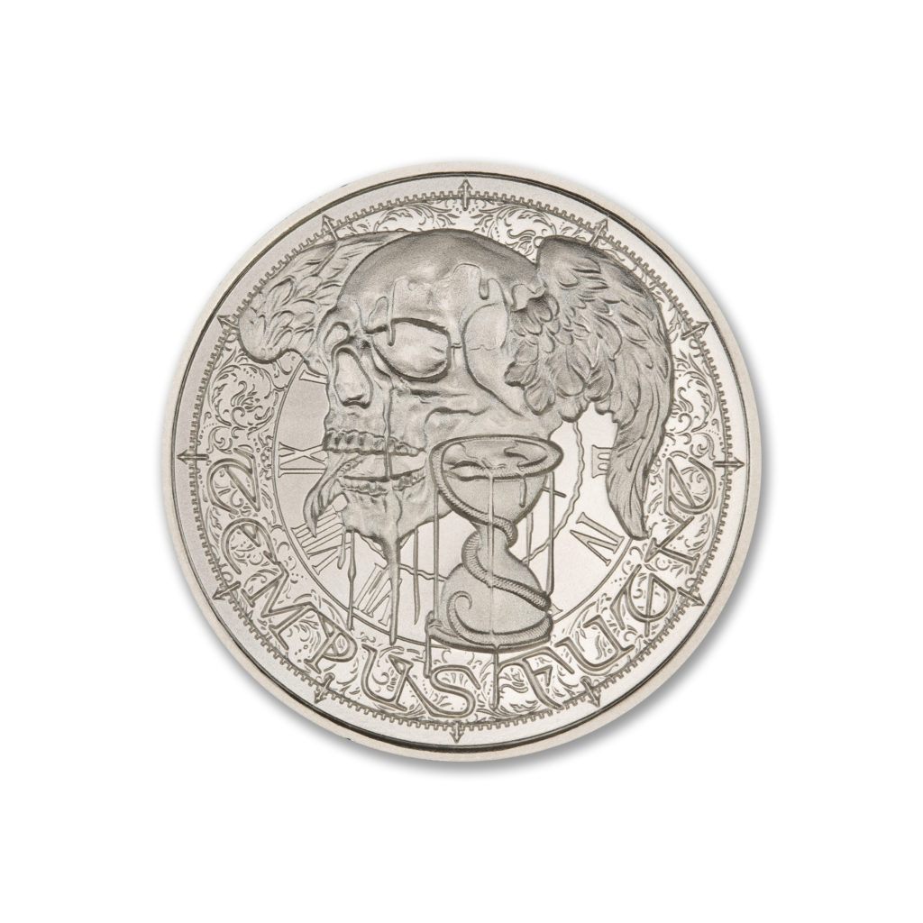 TEMPUS FUGIT - 2 TROY OUNCE - 39MM