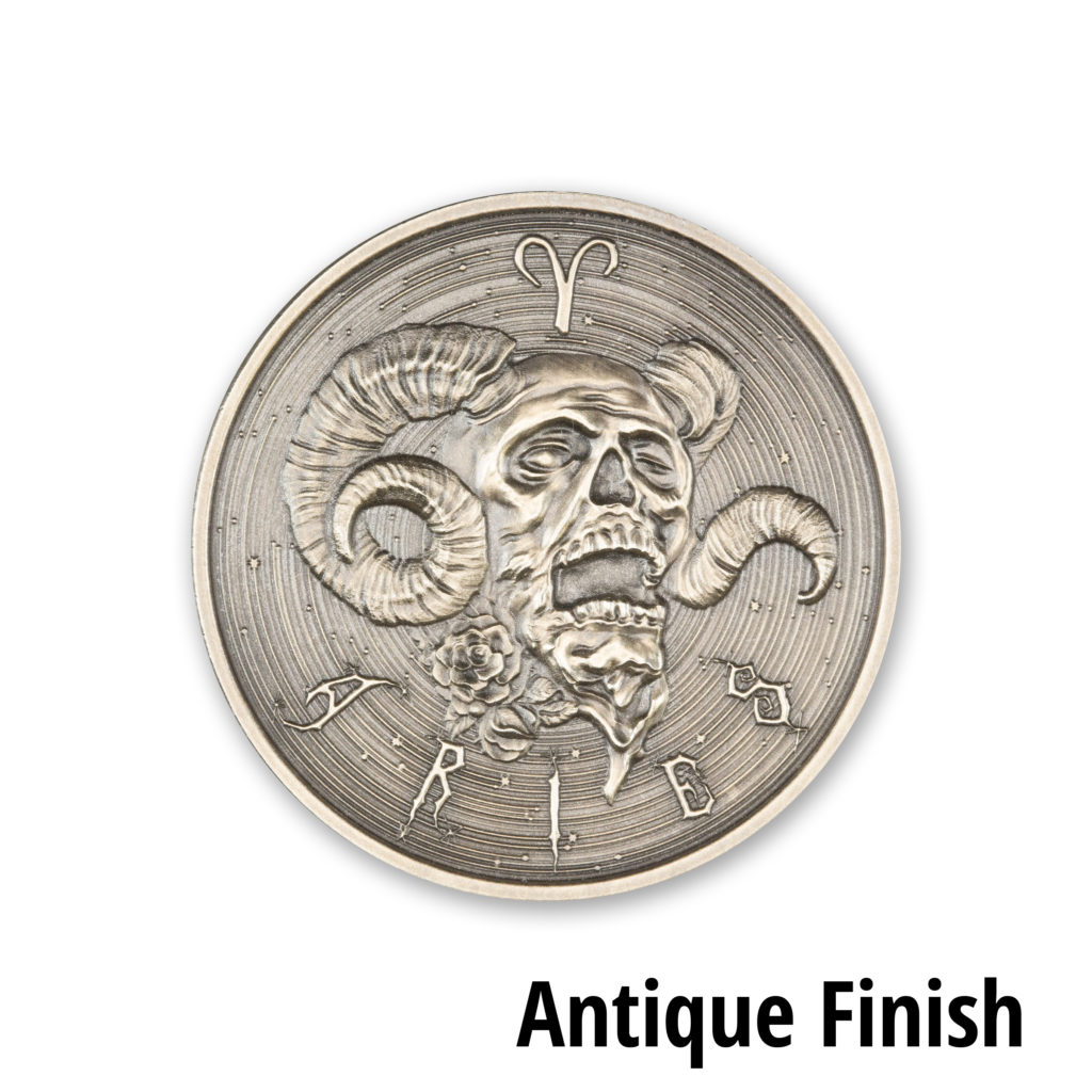 ZOMBIE ZODIACS - ARIES - 1 TROY OUNCE – 39MM