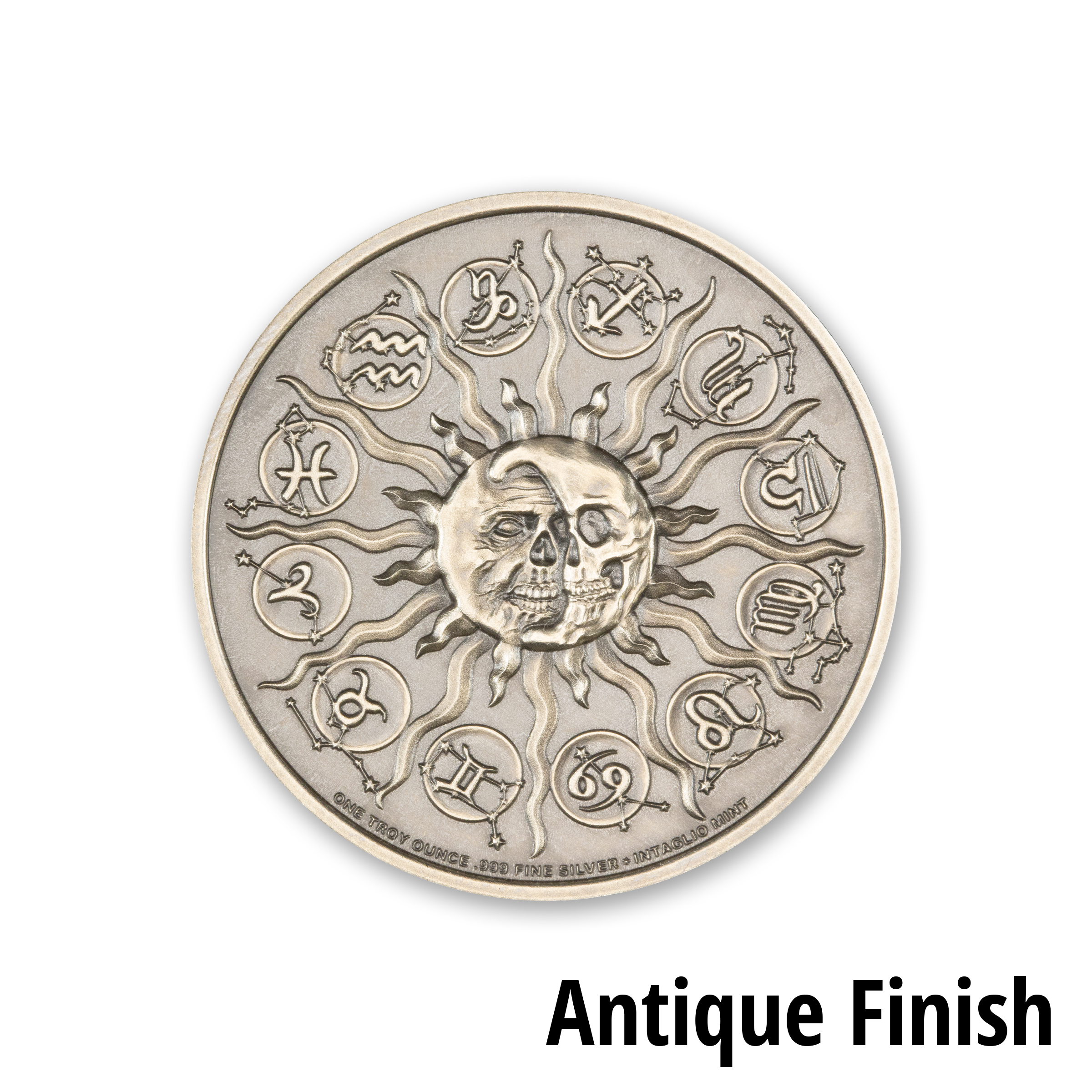 ZOMBIE ZODIACS - ARIES - 1 TROY OUNCE – 39MM - Image 4