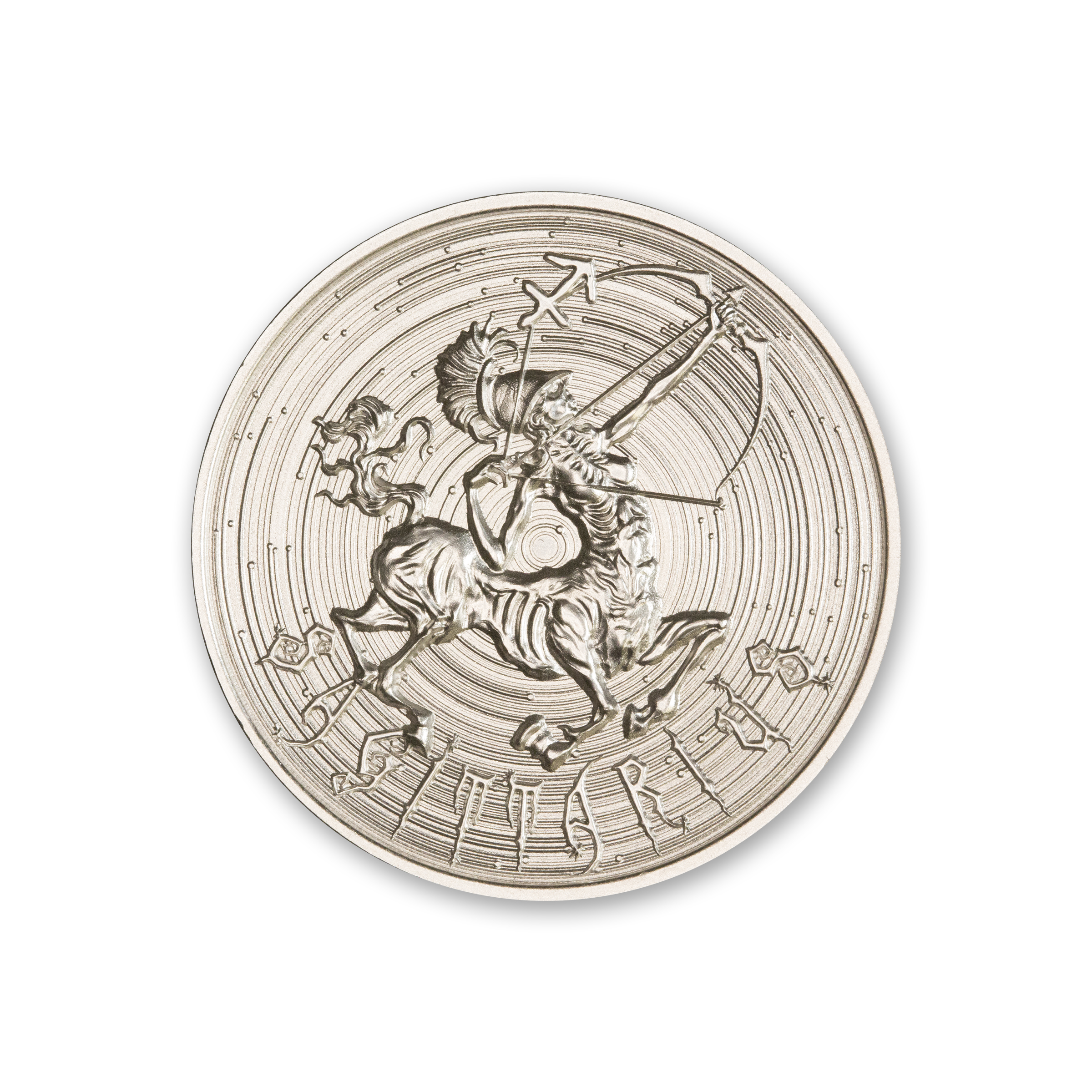 ZOMBIE ZODIACS - SAGITTARIUS - 1 TROY OUNCE – 39MM - Image 1