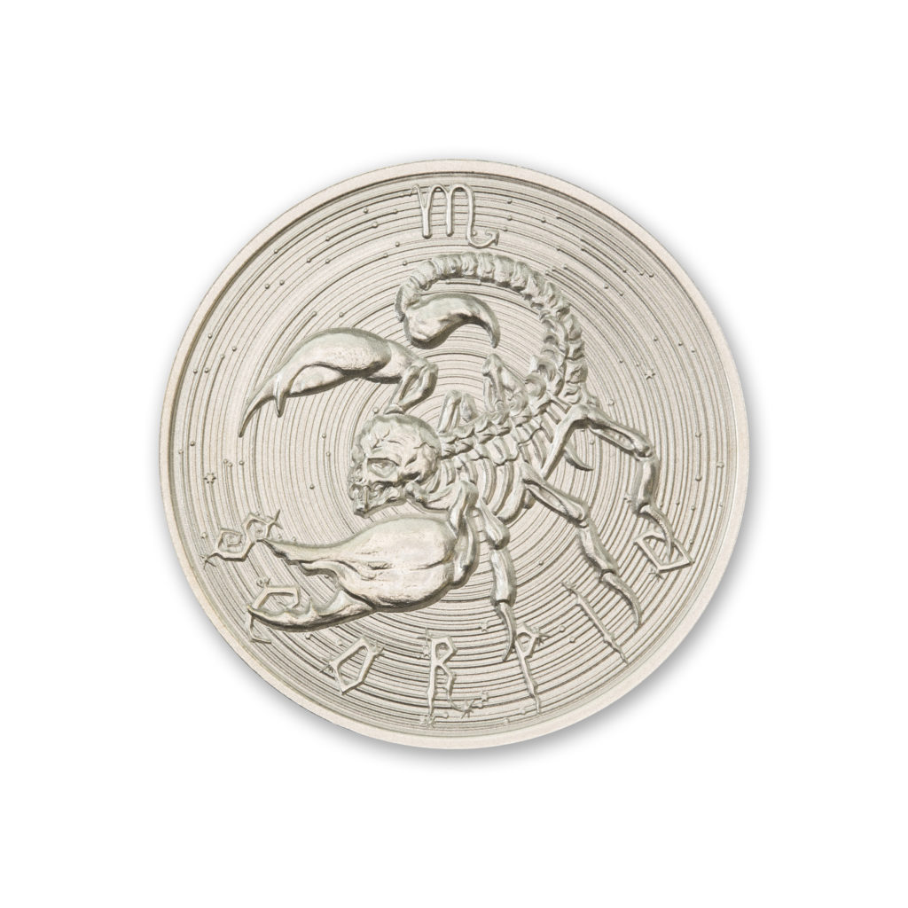 ZOMBIE ZODIACS - SCORPIO - 1 TROY OUNCE – 39MM