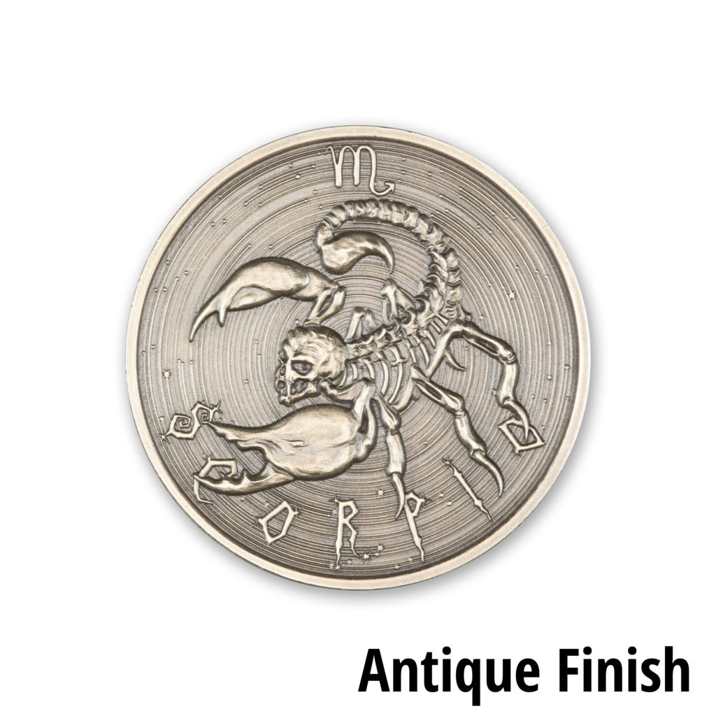 ZOMBIE ZODIACS - SCORPIO - 1 TROY OUNCE – 39MM
