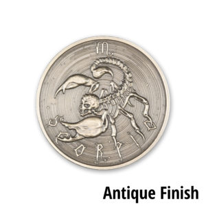 ZOMBIE ZODIACS - SCORPIO - 1 TROY OUNCE – 39MM