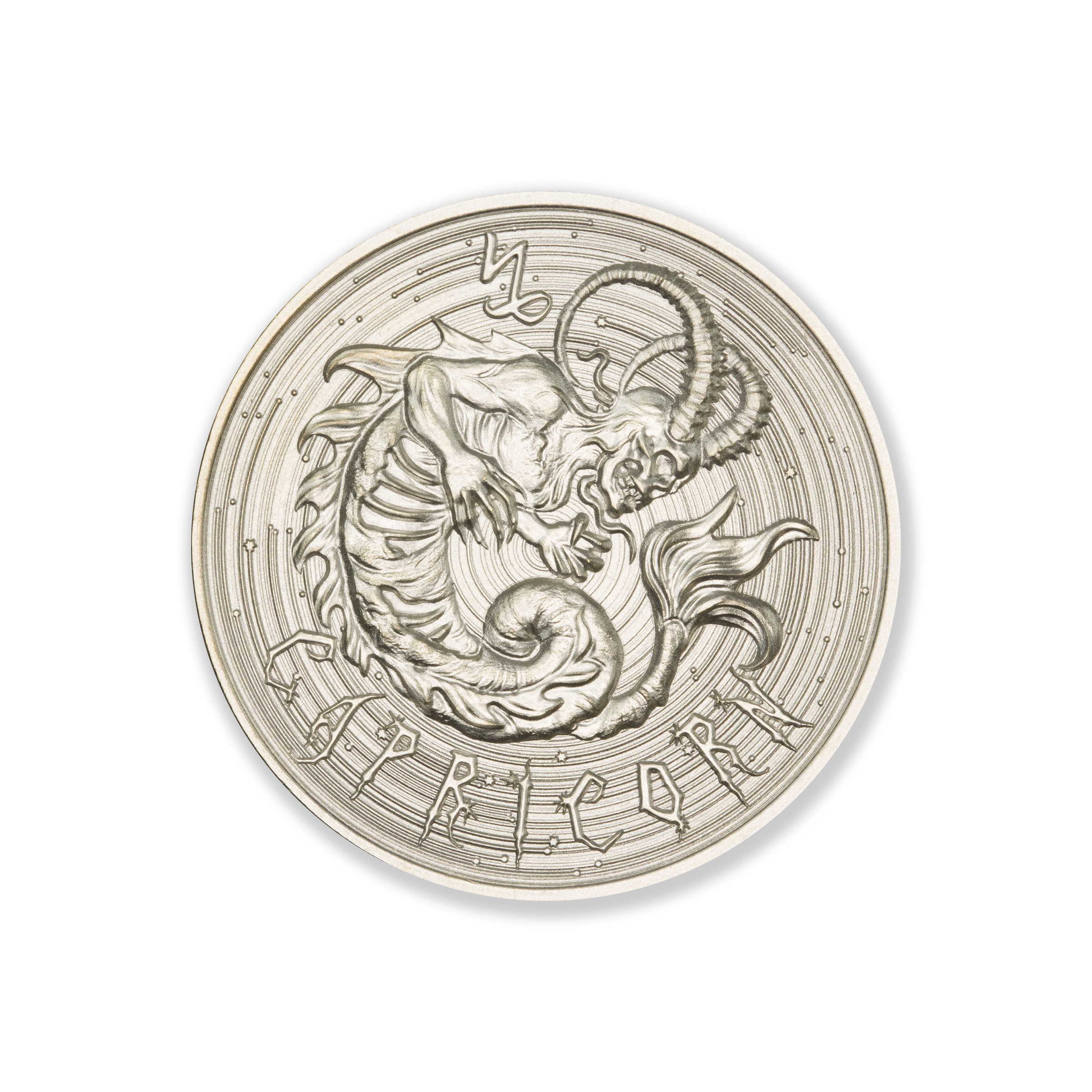 ZOMBIE ZODIACS - CAPRICORN - 2 TROY OUNCE – 39MM - Image 1