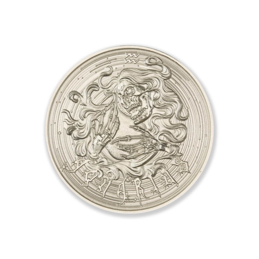 ZOMBIE ZODIACS - AQUARIUS- 1 TROY OUNCE – 39MM