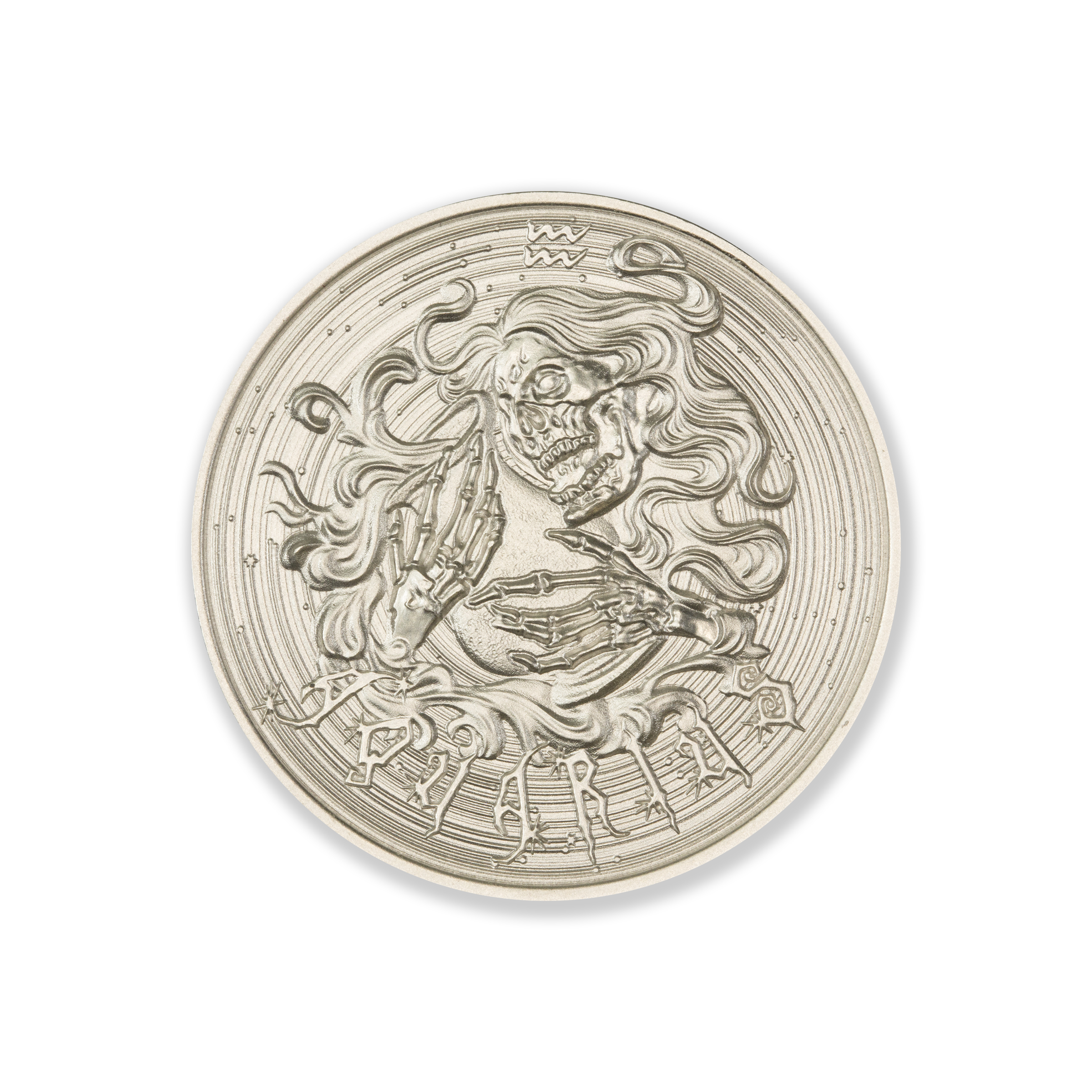 ZOMBIE ZODIACS - AQUARIUS - 2 TROY OUNCE – 39MM - Image 1