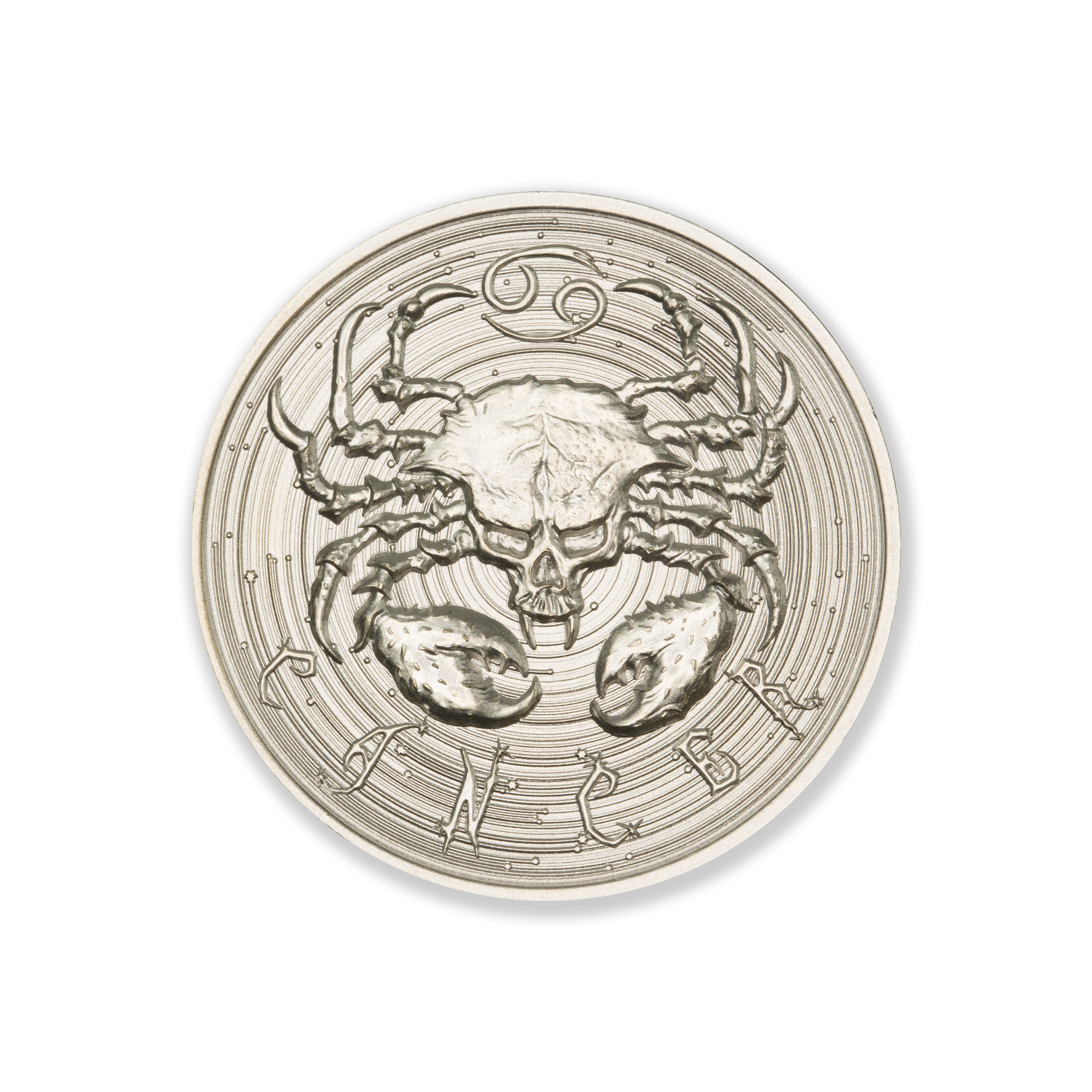 ZOMBIE ZODIACS - CANCER - 1 TROY OUNCE – 39MM - Image 1