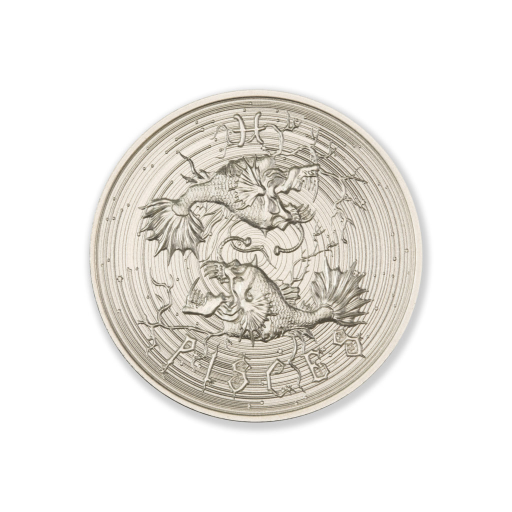 ZOMBIE ZODIACS - PISCES - 1 TROY OUNCE – 39MM