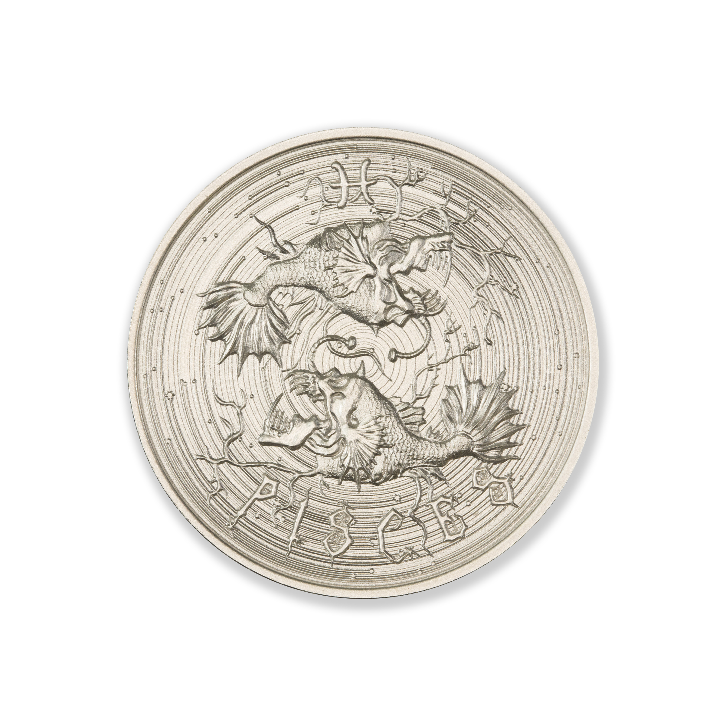 ZOMBIE ZODIACS - PISCES - 2 TROY OUNCE – 39MM - Image 1