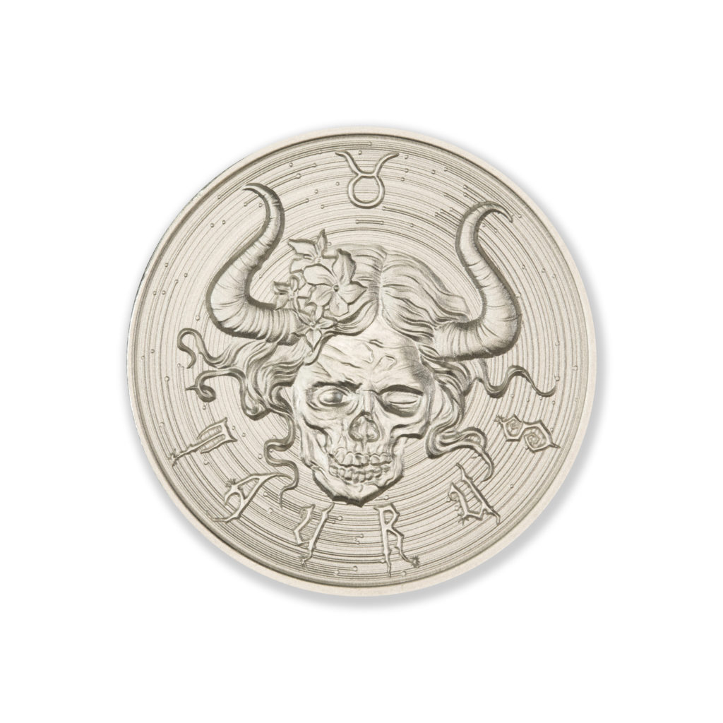 ZOMBIE ZODIACS - TAURUS - 1 TROY OUNCE – 39MM