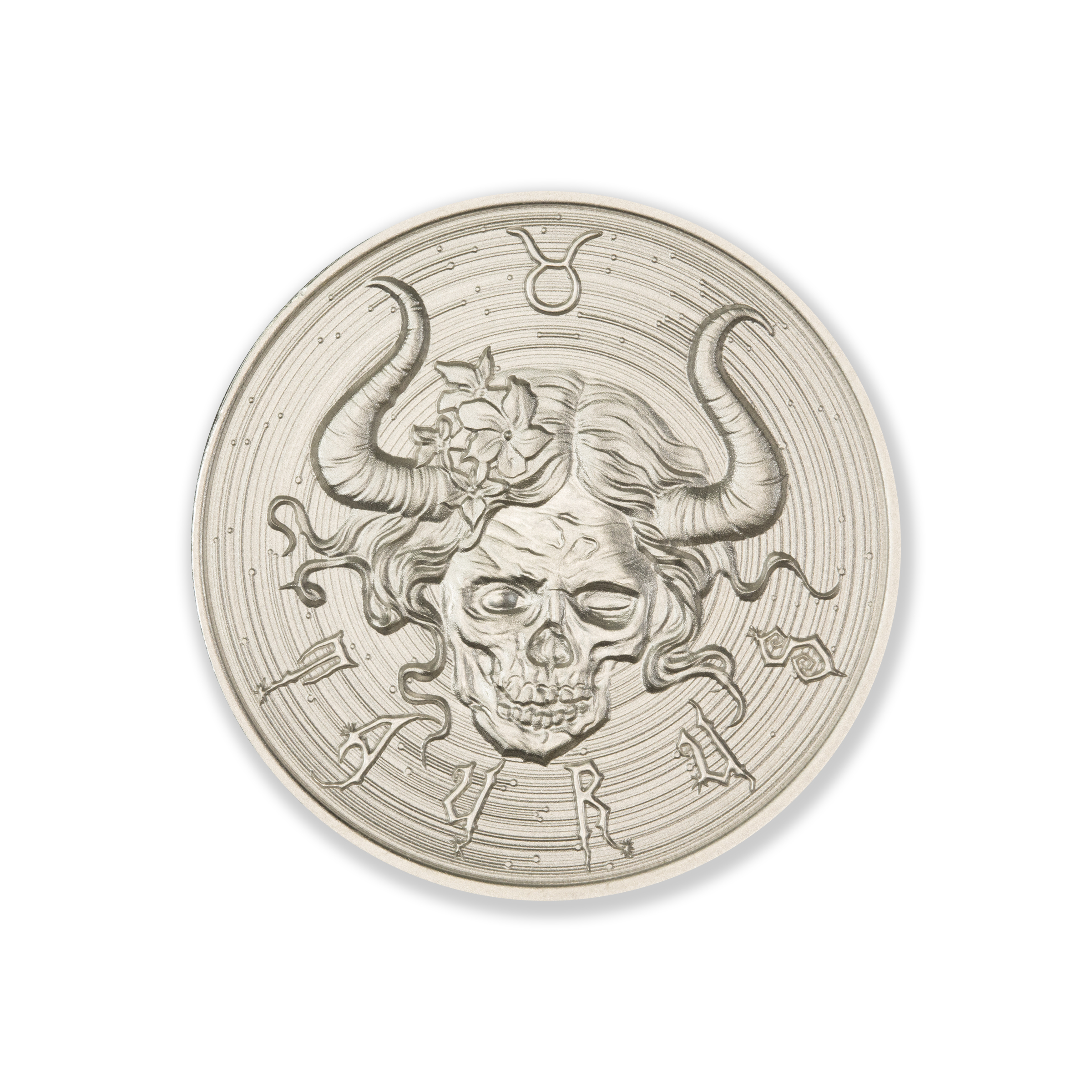 ZOMBIE ZODIACS - TAURUS - 2 TROY OUNCE – 39MM - Image 1