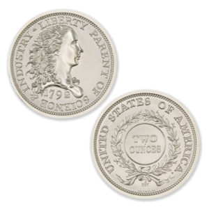 1792 BIRCH ONE CENT TRIBUTE - 2 TROY OUNCE - 39MM