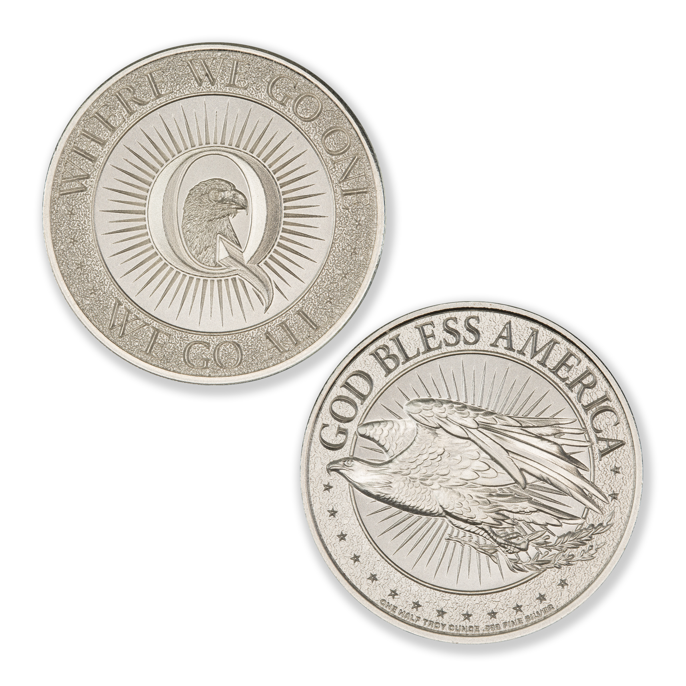 QANON - TYPE I - 1/2 TROY OUNCE - 30MM - Image 1