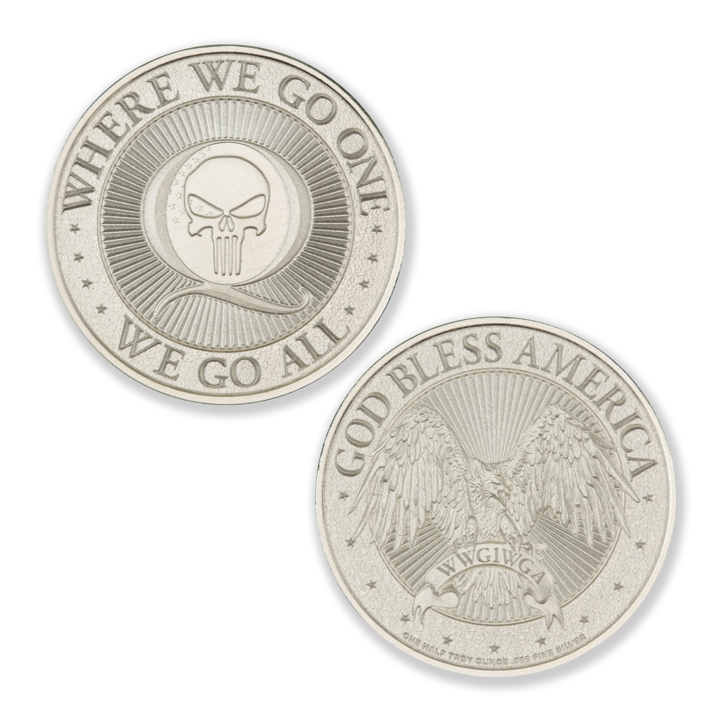 QANON - TYPE II - 1/2 TROY OUNCE - 30MM - Image 1